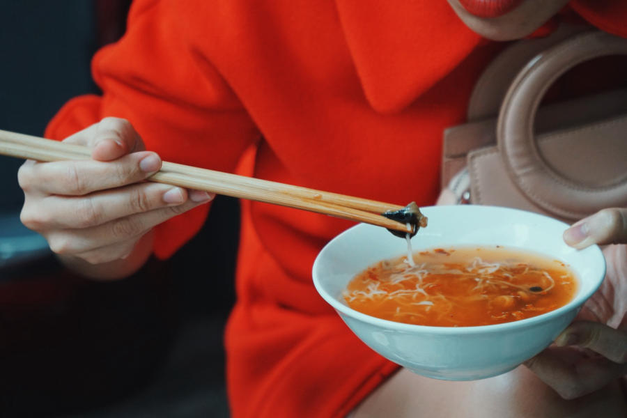 Experience Hanoi's famous Bau cold snail noodle soup 7