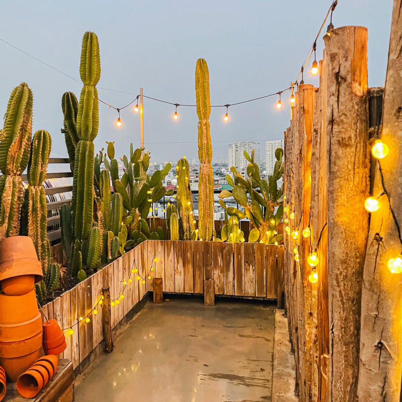 Go to New Moon Rooftop to admire the view of Saigon at night from above 8