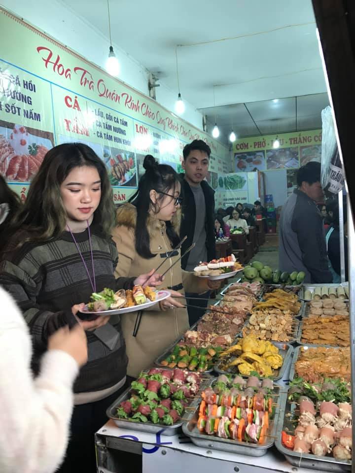 Hoa Tra grilled skewers at Sapa Restaurant - Restaurant for those days when you don't know what to eat when coming to Sapa 4