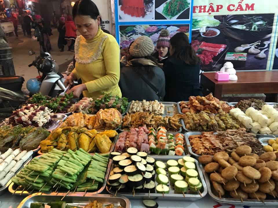 Hoa Tra grilled skewers at Sapa Restaurant - Restaurant for those days when you don't know what to eat when coming to Sapa 5