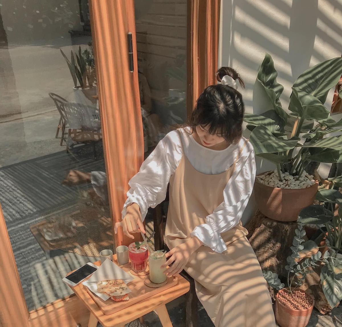 Extremely pretty check-in location without dead ends - Nha Gao Juice Shop 11