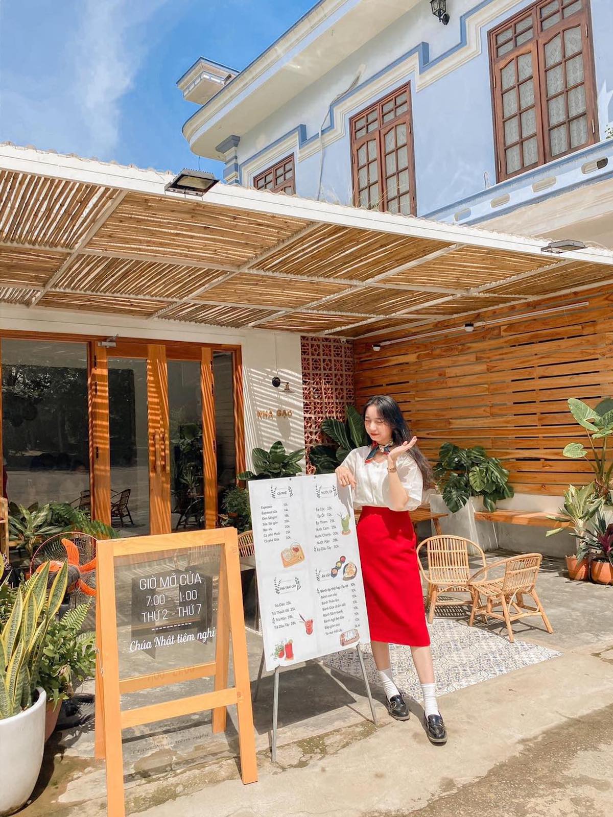 Very pretty check-in location without dead ends - Nha Gao Juice Shop 8