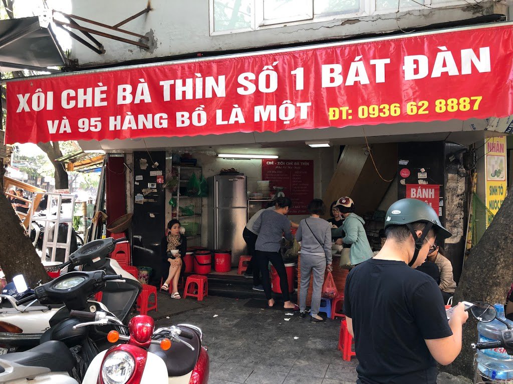 Ba Thin sticky rice pudding - A familiar address for sweets lovers in Hanoi 5