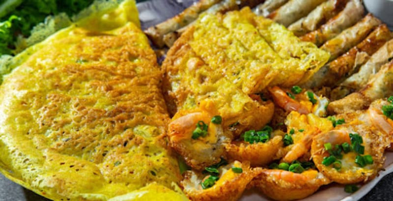 Top 10 famous crispy and fragrant Western banh xeo shops in Saigon 8