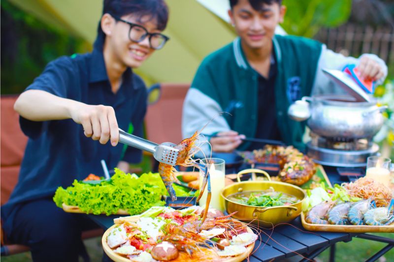Camping Hawaii, camping while enjoying delicious food 2