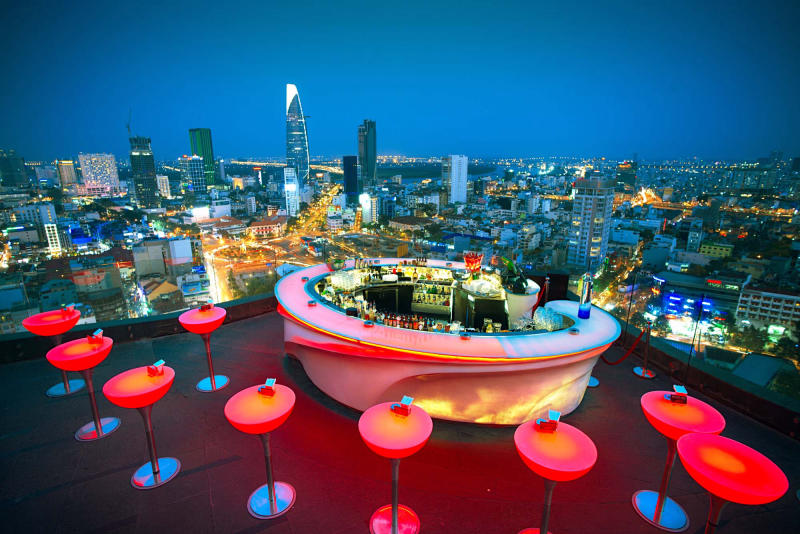 Top 10 Skybar Saigon with beautiful views, extremely chill and romantic 2