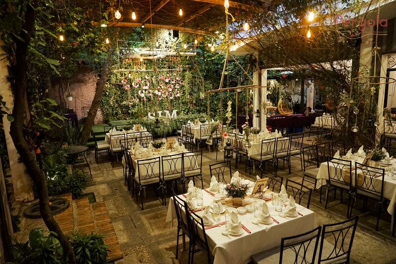 List of garden restaurants with beautiful views and diverse menus in the city. HCM 3