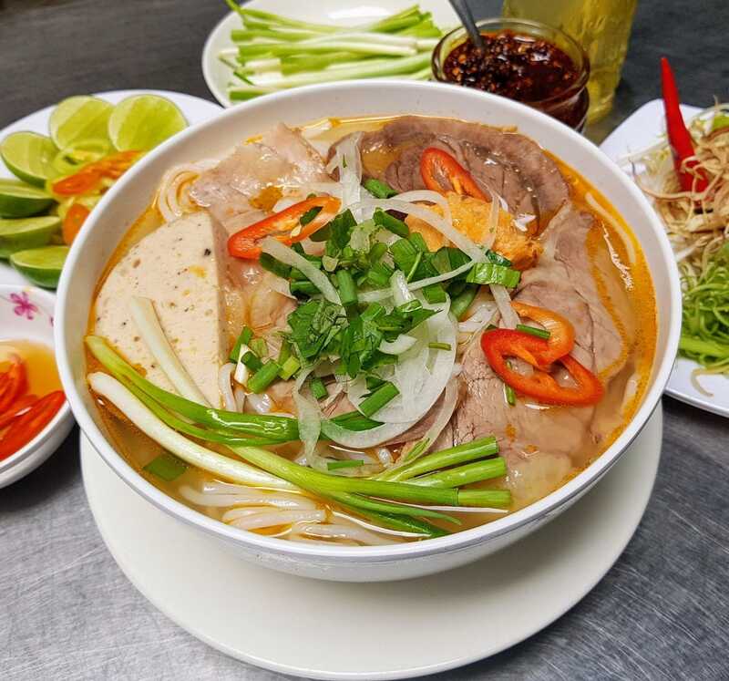 Top Hue beef noodle shops with rich flavors of the ancient capital in the heart of Saigon 2