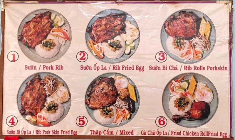 Ba Ghien broken rice is famous for the biggest piece of ribs in Saigon 6