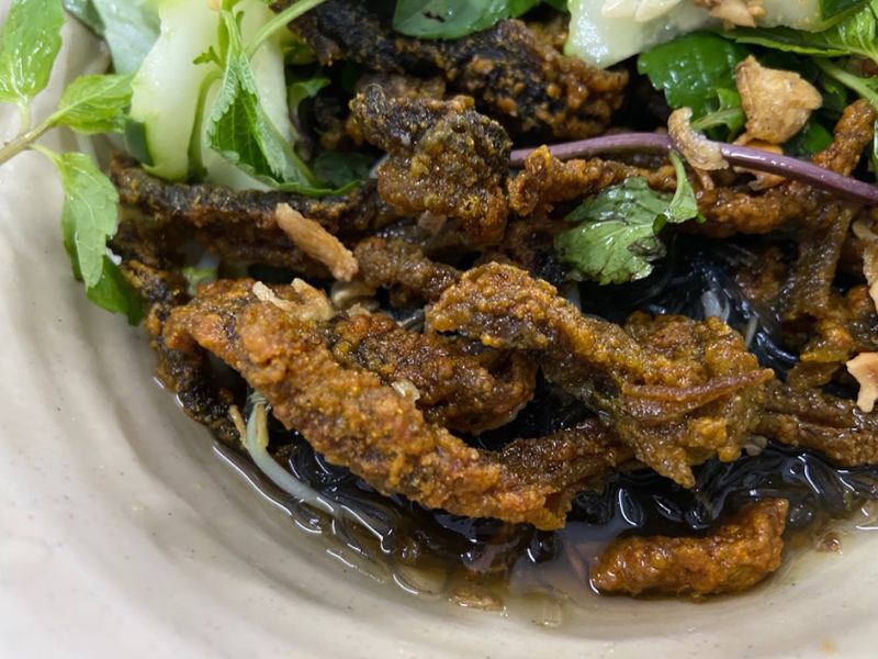 Dong Thinh eel vermicelli Michelin restaurant specializes in eel menu 6