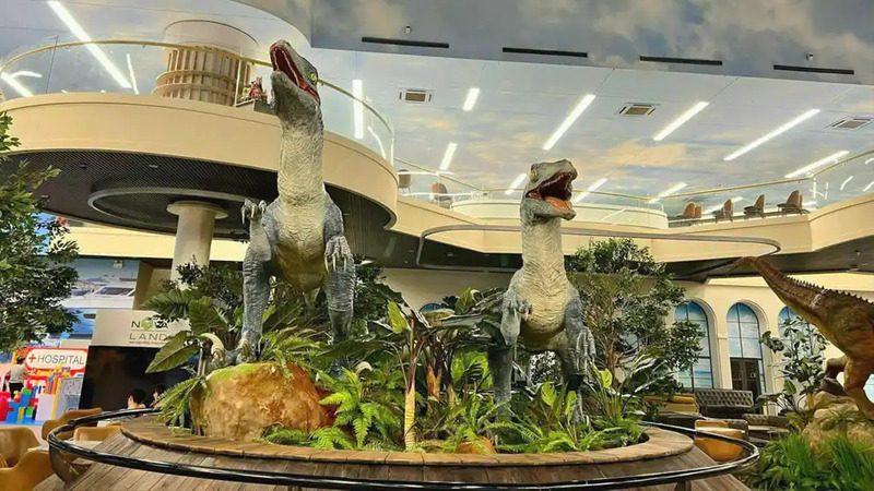 Discover the unique world of dinosaurs at Dino Cafe in the middle of Saigon 3