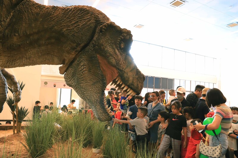 Discover the unique world of dinosaurs at Dino Cafe in the middle of Saigon 9