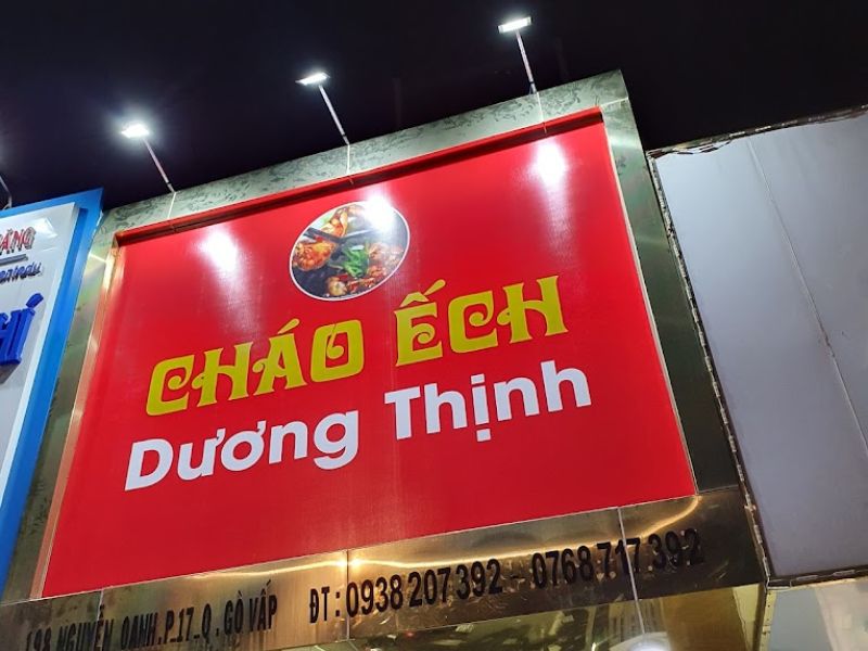 Suggestions for 10 delicious and nutritious Singapore frog porridge shops in Go Vap 2