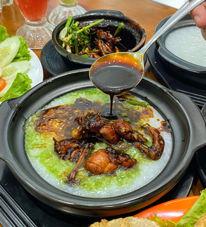 Top 10 delicious Singapore frog porridge restaurants in District 7 11