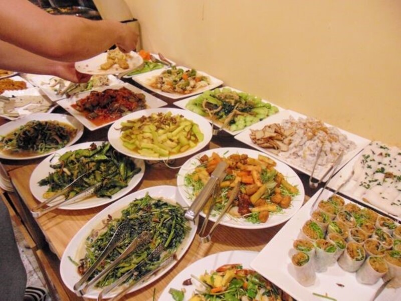 Suggested 4 vegetarian buffet restaurants in District 1, City. The most delicious and attractive in HCM 3