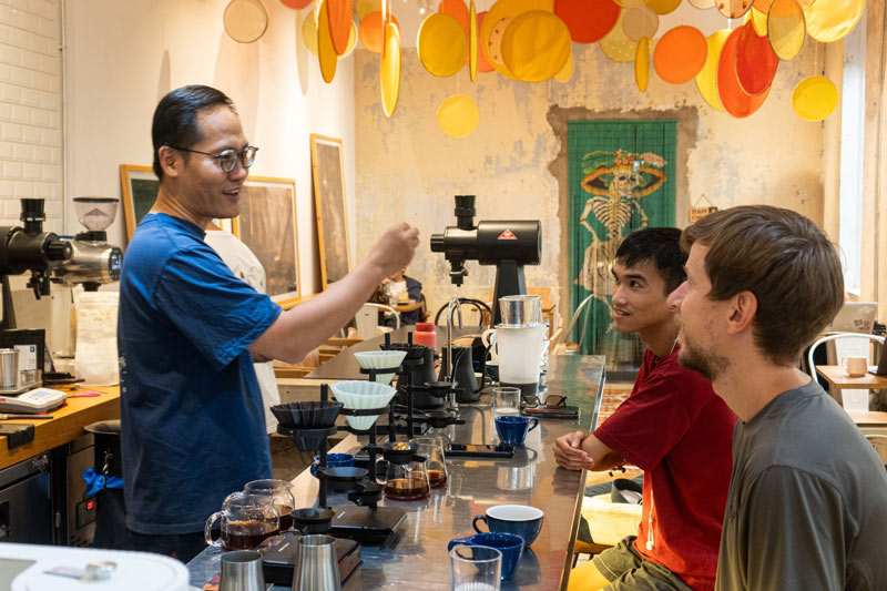 Enjoy authentic coffee at Hummingbird Cafe Saigon 6