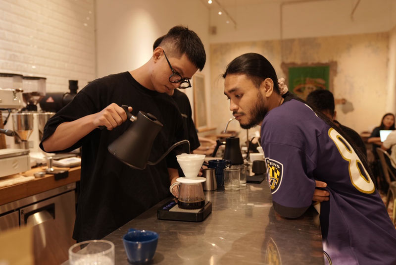 Enjoy authentic coffee at Hummingbird Cafe Saigon 11