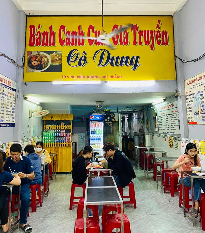 Delicious, nutritious, and cheap crab noodle soup shops in District 10 are famous near and far 9