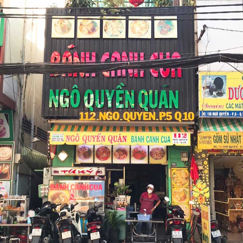Delicious, nutritious, and cheap crab noodle soup shops in District 10 are famous near and far 5