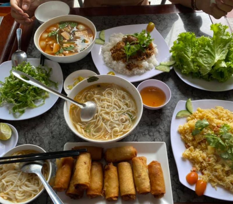 Review of 12 vegetarian buffet restaurants in Dalat for vegetarian food lovers 5