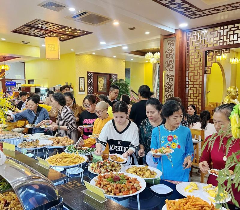 Check out 10 quality and pure vegetarian buffet restaurants in Thu Duc 2