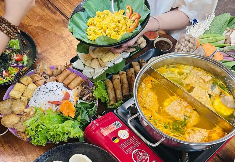 Top 13 vegetarian hotpot restaurants in Thu Duc that are delicious and addictive to eat 5
