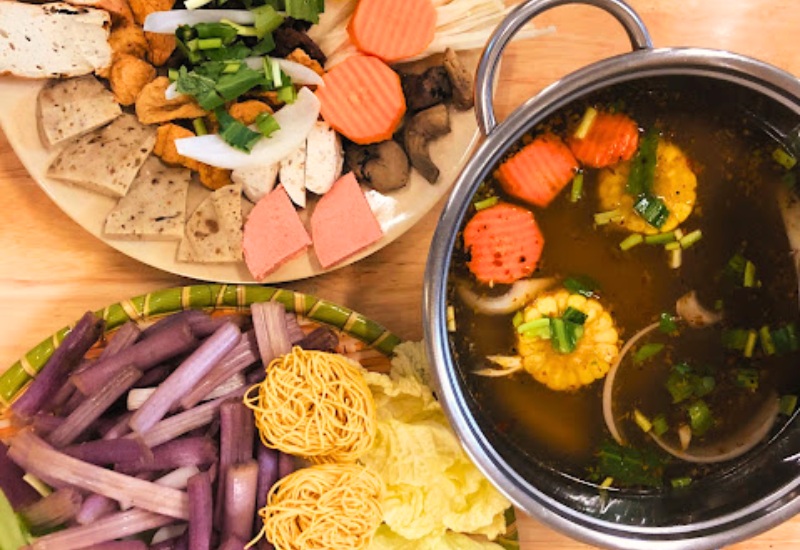 Top 13 vegetarian hotpot restaurants in Thu Duc that are delicious and addictive to eat 3