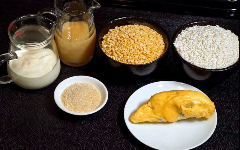 Coconut and durian sticky rice, a unique and addictive dish 11