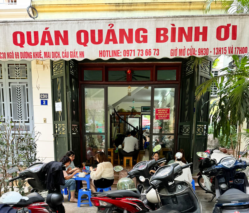 List of 10 banh noodle shops in Hanoi that are addictive to eat 8