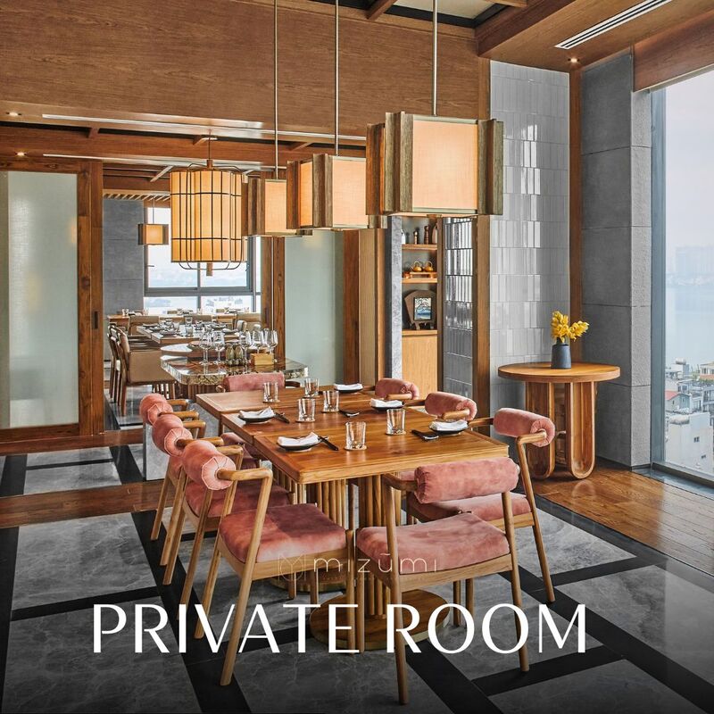 Mizumi Westlake is a space of Japanese cuisine overlooking West Lake 9