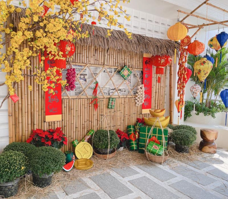 12 cafes with the most beautiful Tet decorations in Saigon for photos with thousands of likes 5