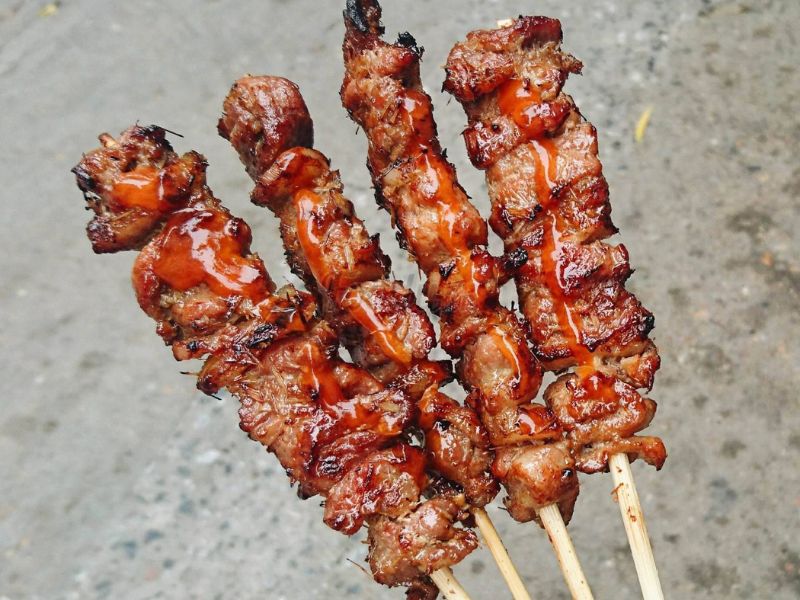 Top 10 delicious grilled skewers of Hanoi skewers hard to resist 7