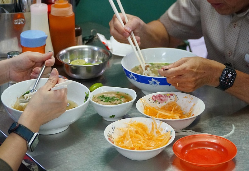 Rooster noodle shop is over 60 years old