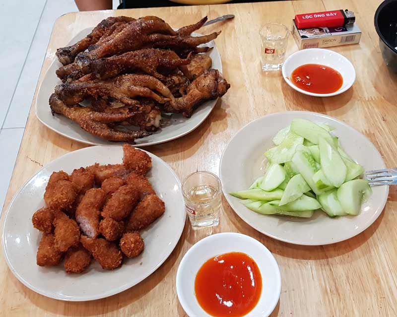10+ delicious grilled chicken legs in Hanoi