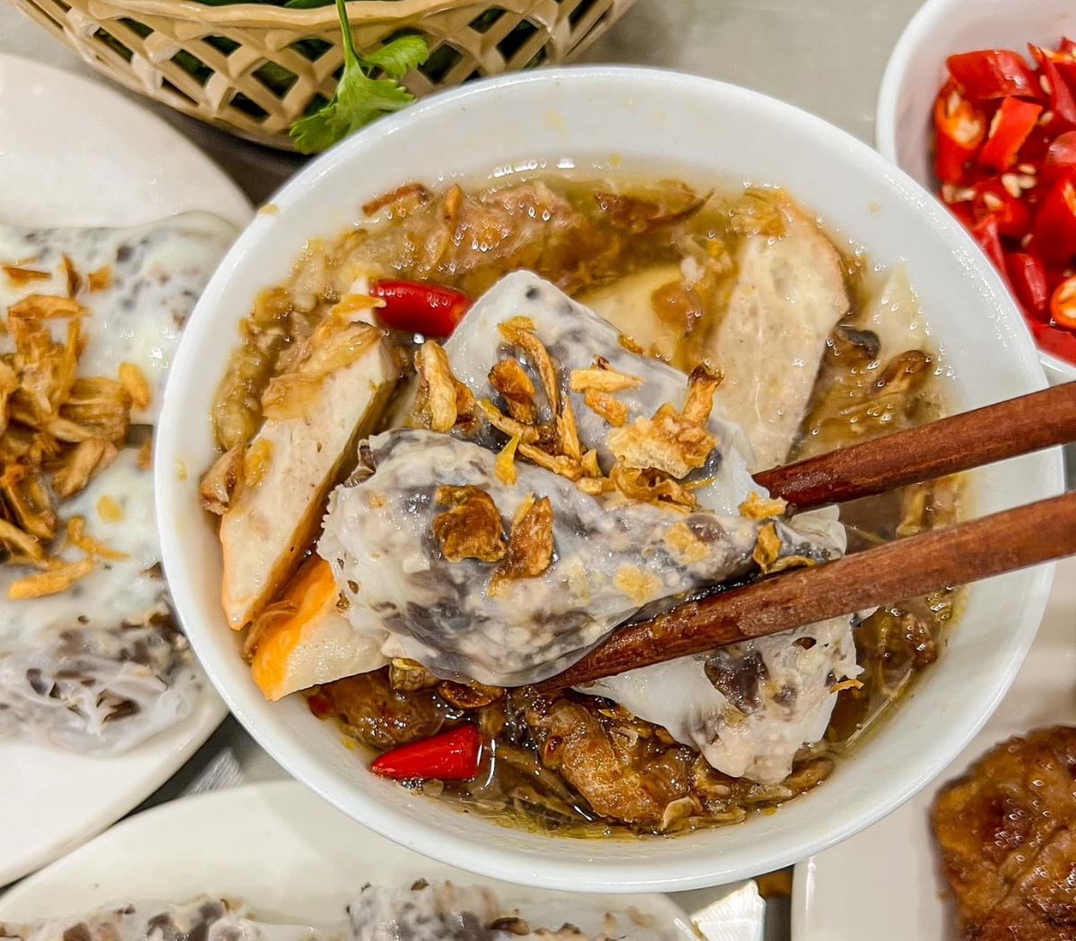 Review Two famous Dam Can Banh Can in Hanoi 9