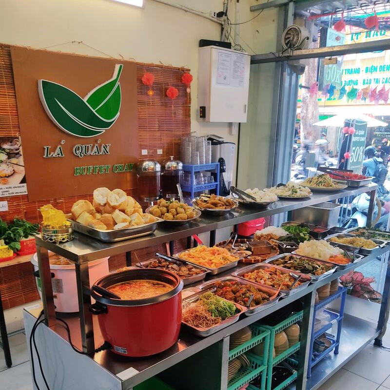 Pocket 2 addresses of vegetarian buffet in District 10 quality 6