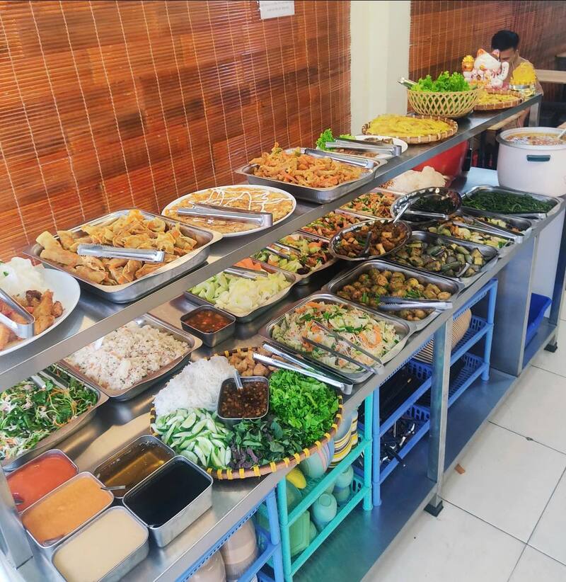 Pocket 2 addresses to enjoy vegetarian buffet in District 10 quality 7