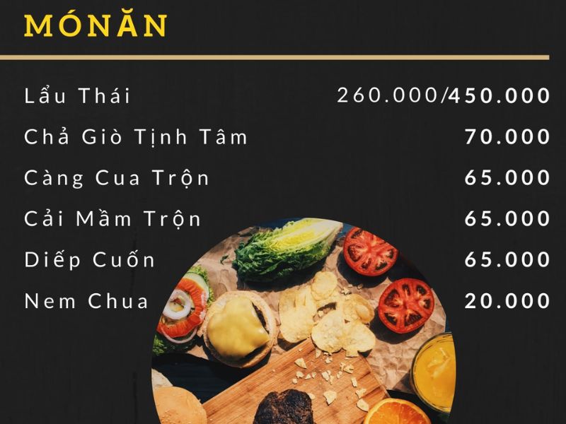 Review Tinh Tam Trai restaurant from menu to space 4