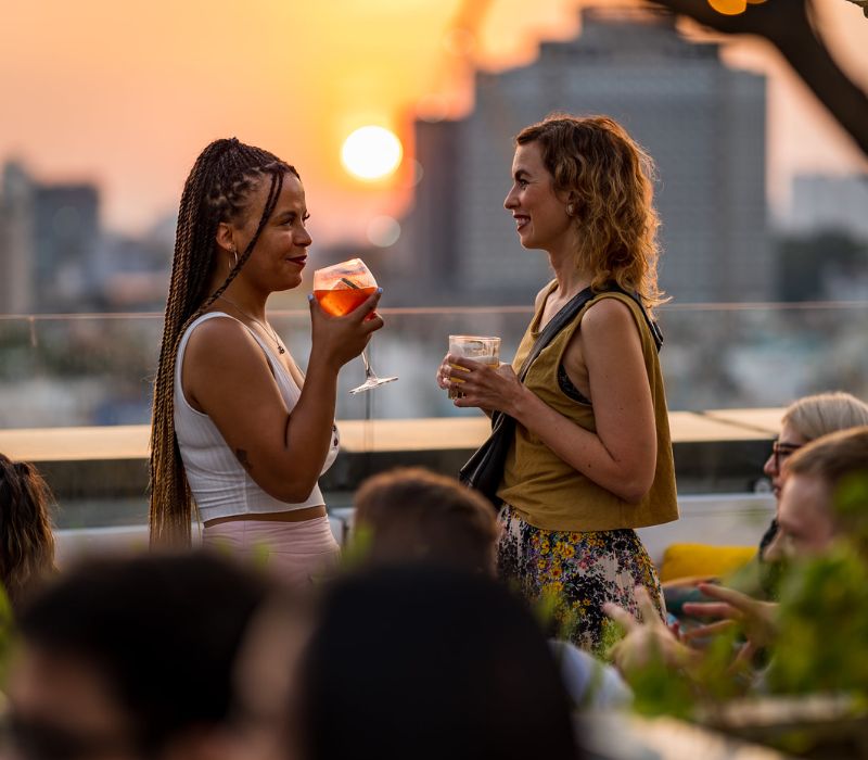 Banana Mama Rooftop Bar & Kitchen Saigon: Nice view, Vibe 9