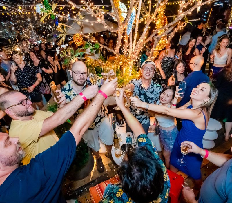 Banana Mama Rooftop Bar & Kitchen Saigon: Nice view, Vibe 3