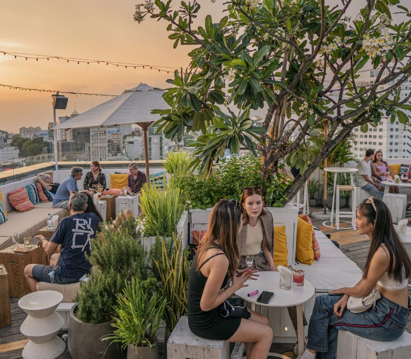 Banana Mama Rooftop Bar & Kitchen Saigon: Nice view, Vibe 5