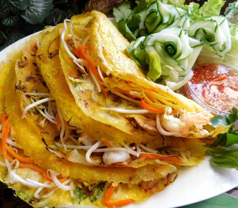 9 addresses of super delicious Tan Binh pancakes have a reasonable price 2