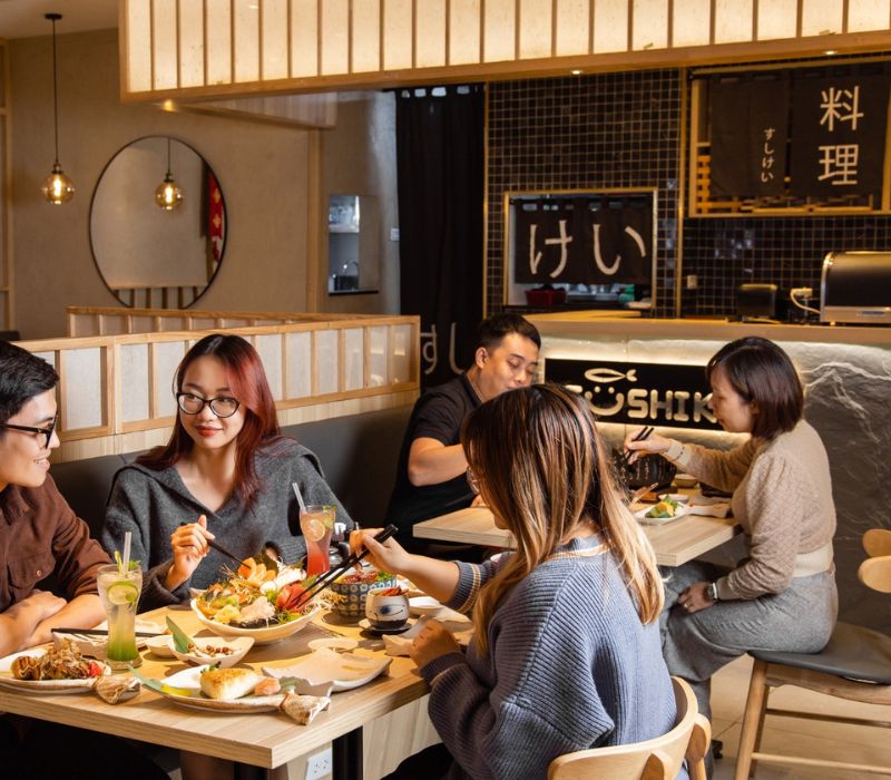 Check-in right in the top 8 delicious sushi shops in District 10 forgot the way about 14