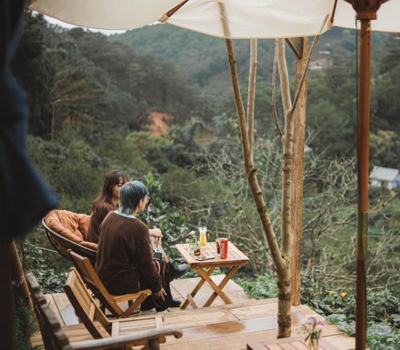 In the Forest Dalat: Cafe in the middle of a unique pine forest 5