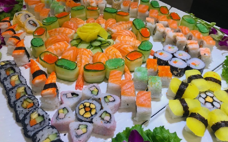 Top 15 delicious, quality sushi buffet shops in Saigon 12