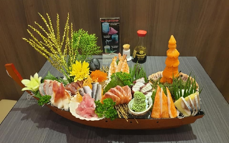 Top 15 delicious, quality sushi buffet shops in Saigon 10