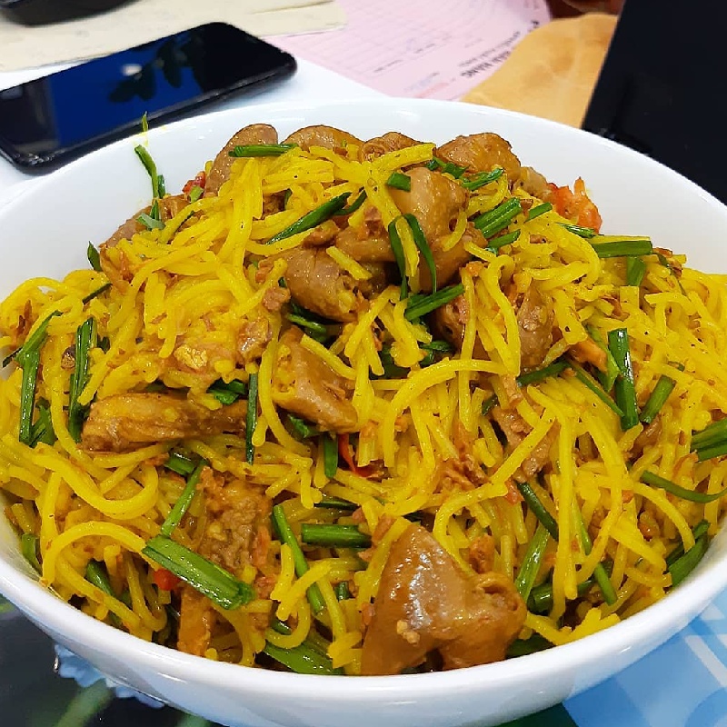 Top 10 stir -fried vermicelli shops in Danang, clinging to customers 3