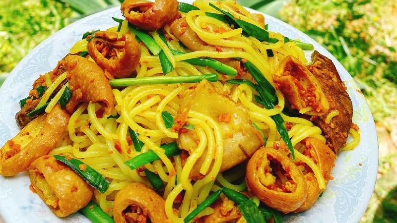 Top 10 stir -fried vermicelli shops in Danang, clinging to customers 5
