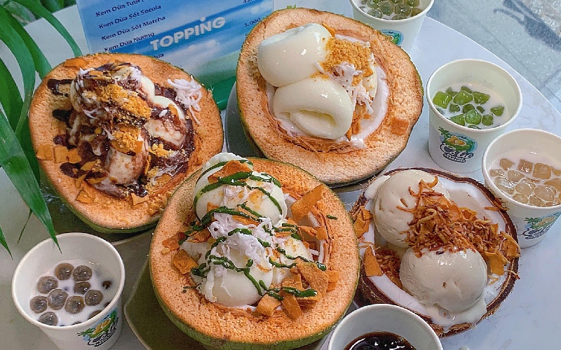 Top 14 delicious Saigon coconut ice cream shops make you fall in love from the first time 5