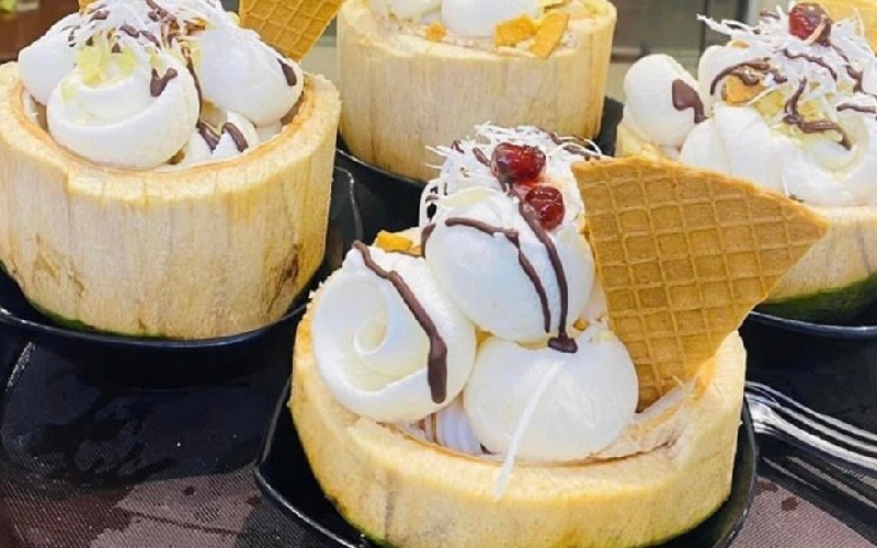 Top 14 delicious Saigon coconut ice cream shops make you fall in love from the first time 7
